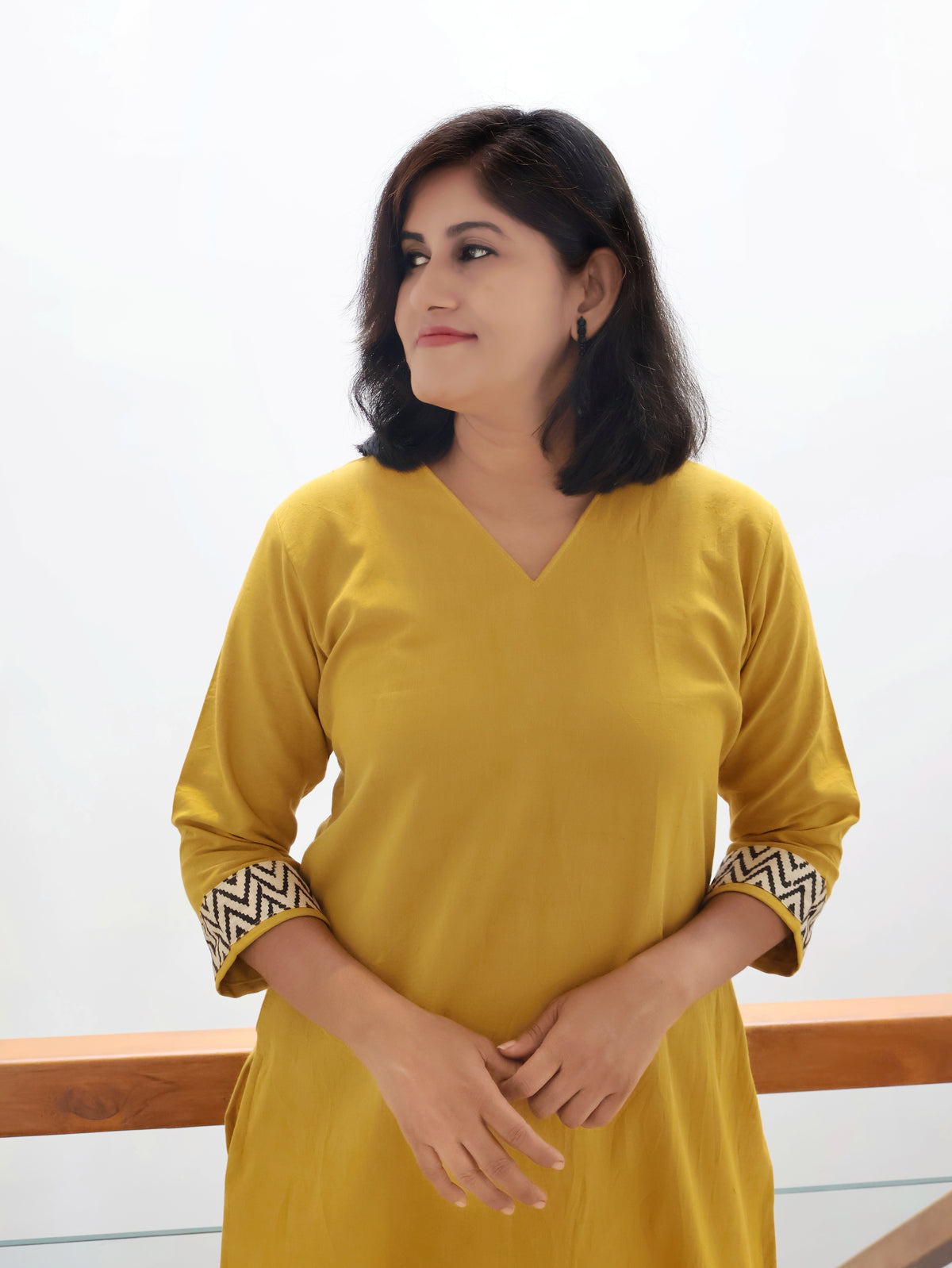 Yellow Sunshine Premium Cotton Straight Kurta