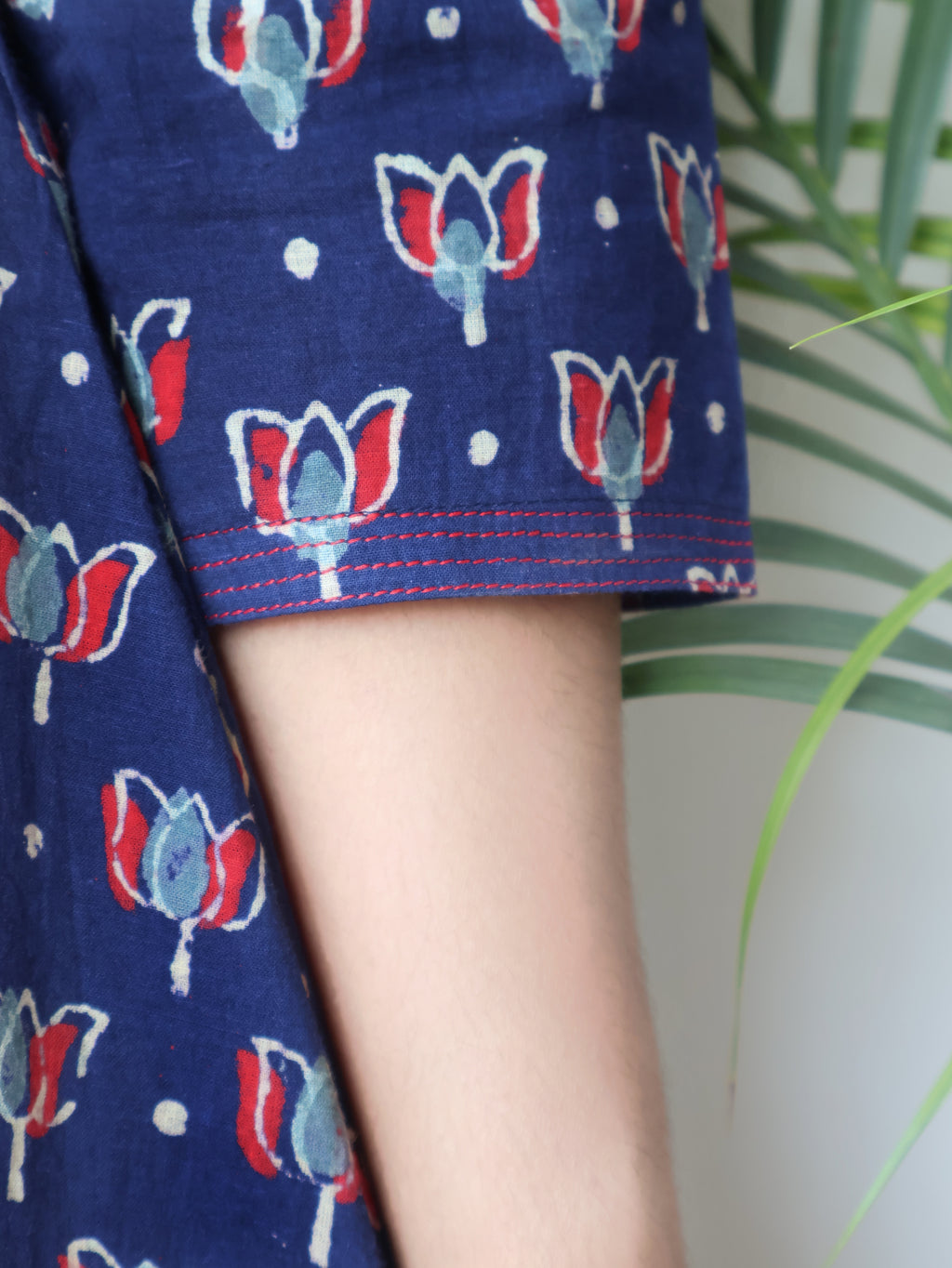 Blue Marvelous Ajrakh Hand Block Cotton Kurta