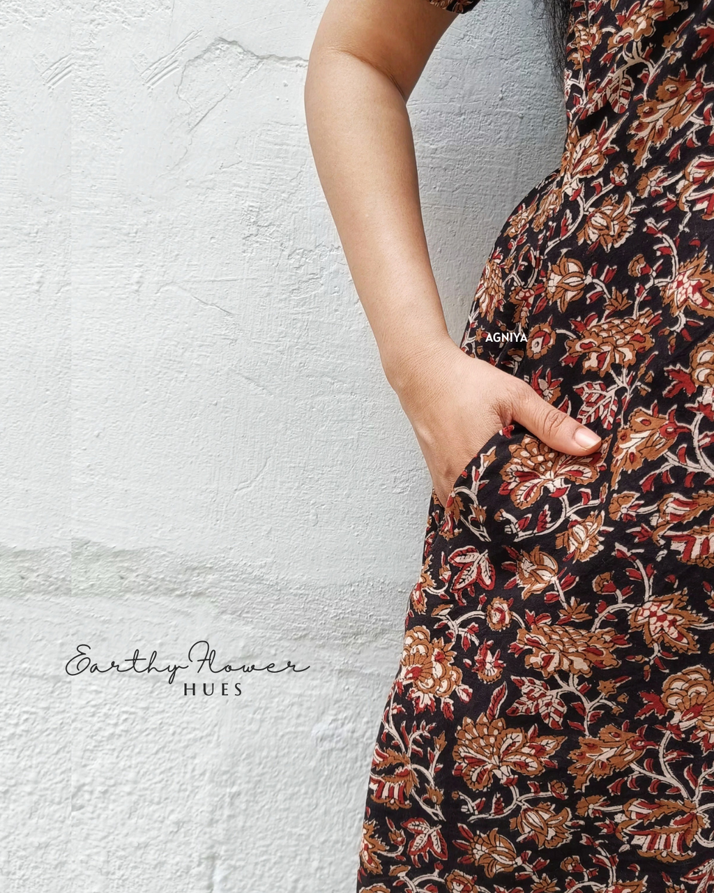 Earthy Flower Hue Hand Block Cotton Coord Set