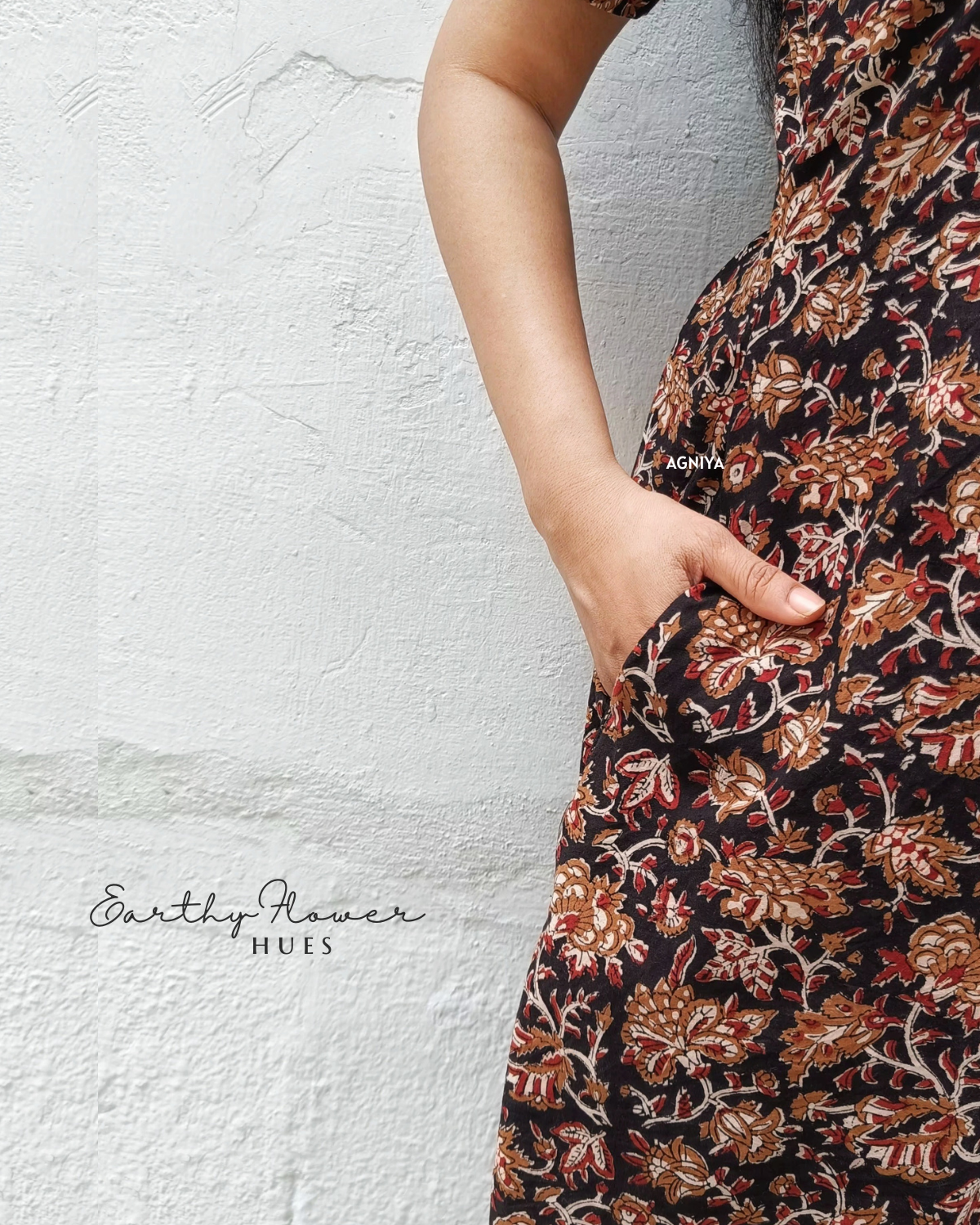 Earthy Flower Hue Hand Block Cotton Coord Set